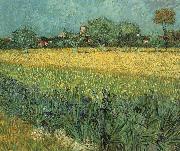 Vincent Van Gogh, View of Arles with Irises in the Foreground